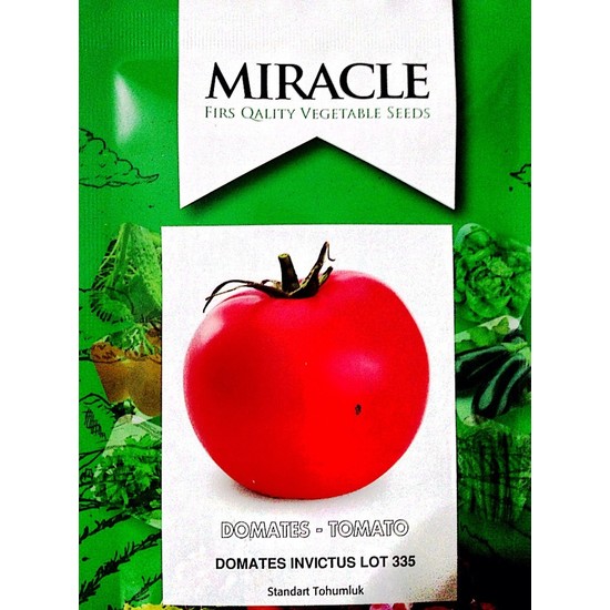 Miracle Tohum İnvictus Domates Tohumu (10 gram)
