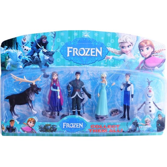 50Bir Karlar Ülkesi Frozen 6lı Figür Seti Dikey Kutu Fiyatı