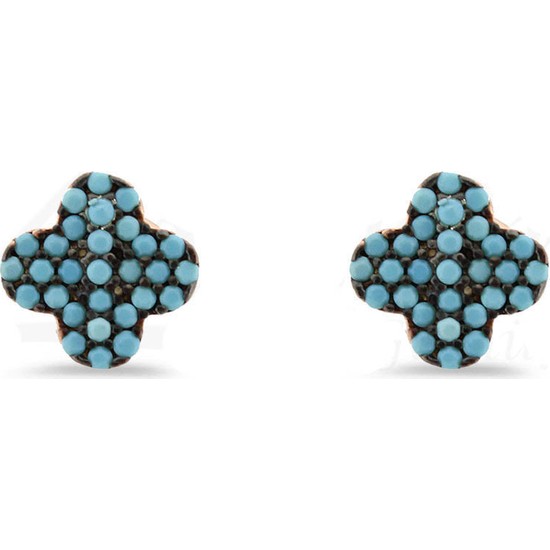 Zevahir Gümüş Mikro Taşlı Van Klif Küpe 925 Ayar Gümüş Fiyatı