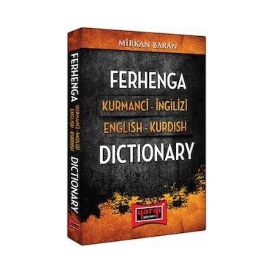 Yargı Yayınevi Ferhenga Kurmanci İngilizi English Kurdish Kitabı
