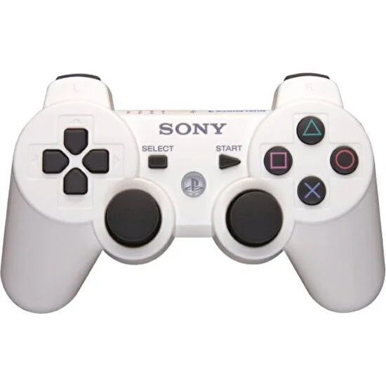 Sony Ps3 Kablosuz Beyaz Oyun Kolu - Wireless Dualshock - Joystick
