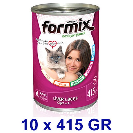 Formix Beef &amp; Liver /Sığır Etli Ve Ciğerli Konserve Kedi Fiyatı