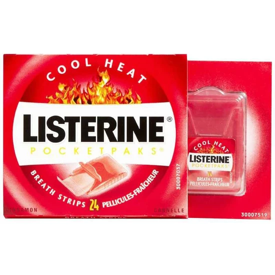 Listerine Cool Heat Nefes Tazeleyici Strip 24'lü Paket