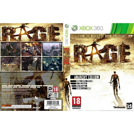 Rage Anarchy Edition Xbox 360 Fiyatı - Taksit Seçenekleri