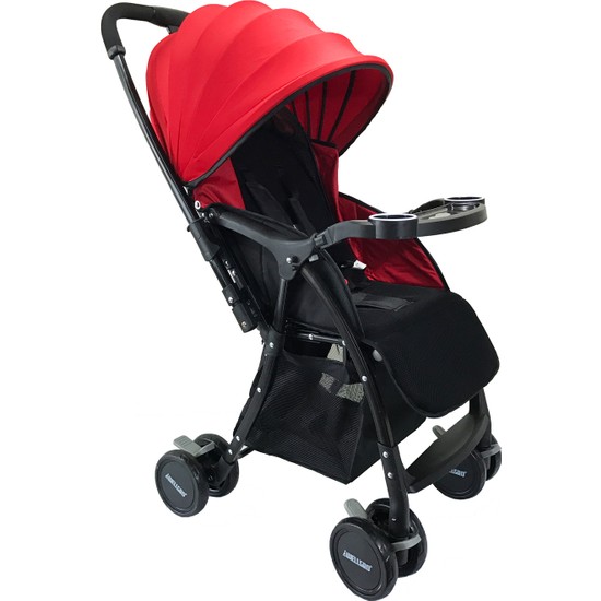 Wellgro Çiftli Yönlü Bebek Arabası Autoban Kırmızı Fiyatı
