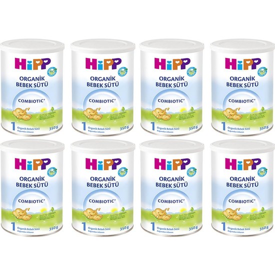 Hipp 1 Organik Combiotic Bebek Sütü 350 gr 8�li Fiyatı