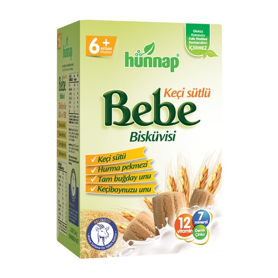 hünnap Keçi Sütlü Bebe Bisküvisi 400 gr Fiyatı Taksit