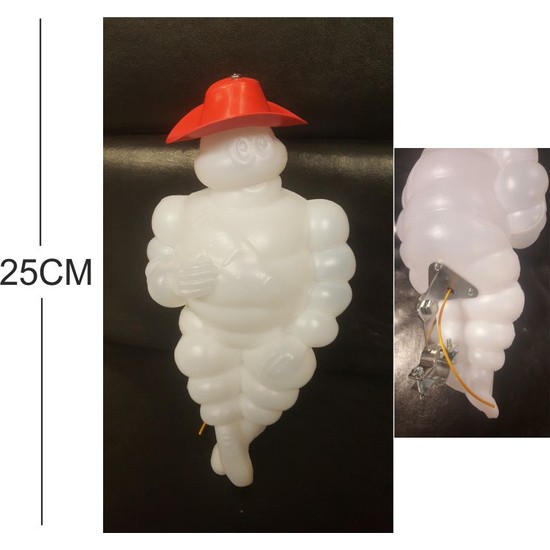 Süslenoto Michelin Bebek Işıklı Takma Aparatlı 25 Cm Fiyatı