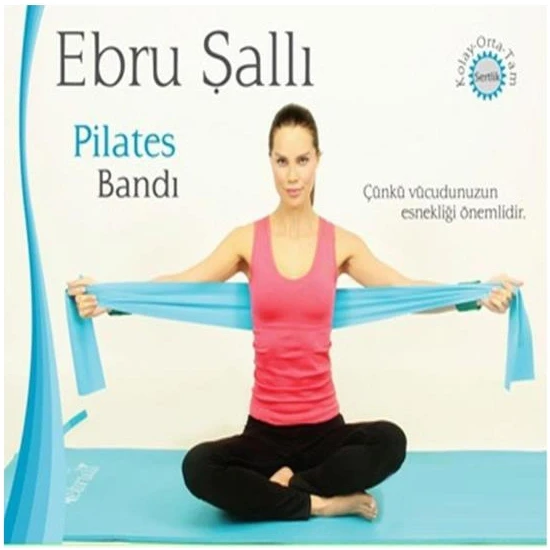 Ebruli Ebru Şallı 3'lü Latex Pilates Egzersiz Bandı