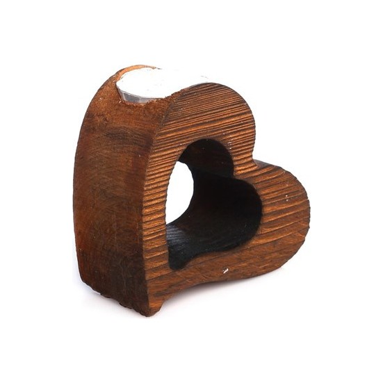 Pony Yatak Ahşap Dekoratif Kalp 2 Harfi Mumluk Fiyatı