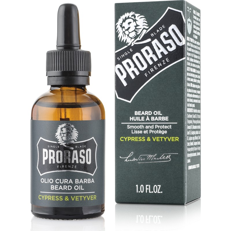 Proraso Sakal Bakım Yağı - Cypress Vetyver 30 ml.