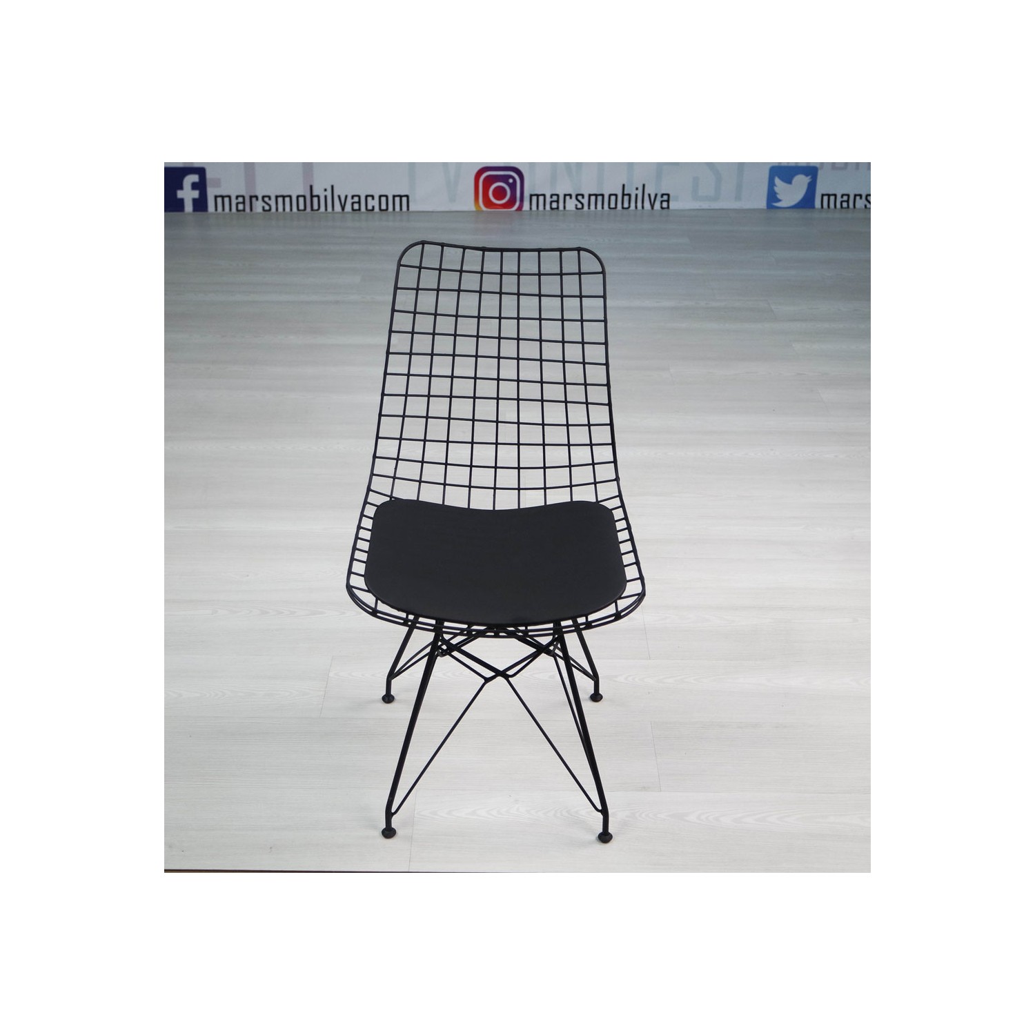 Mars Mobilya Rustik Tel Ayaklı Sandalye Fiyatı Taksit