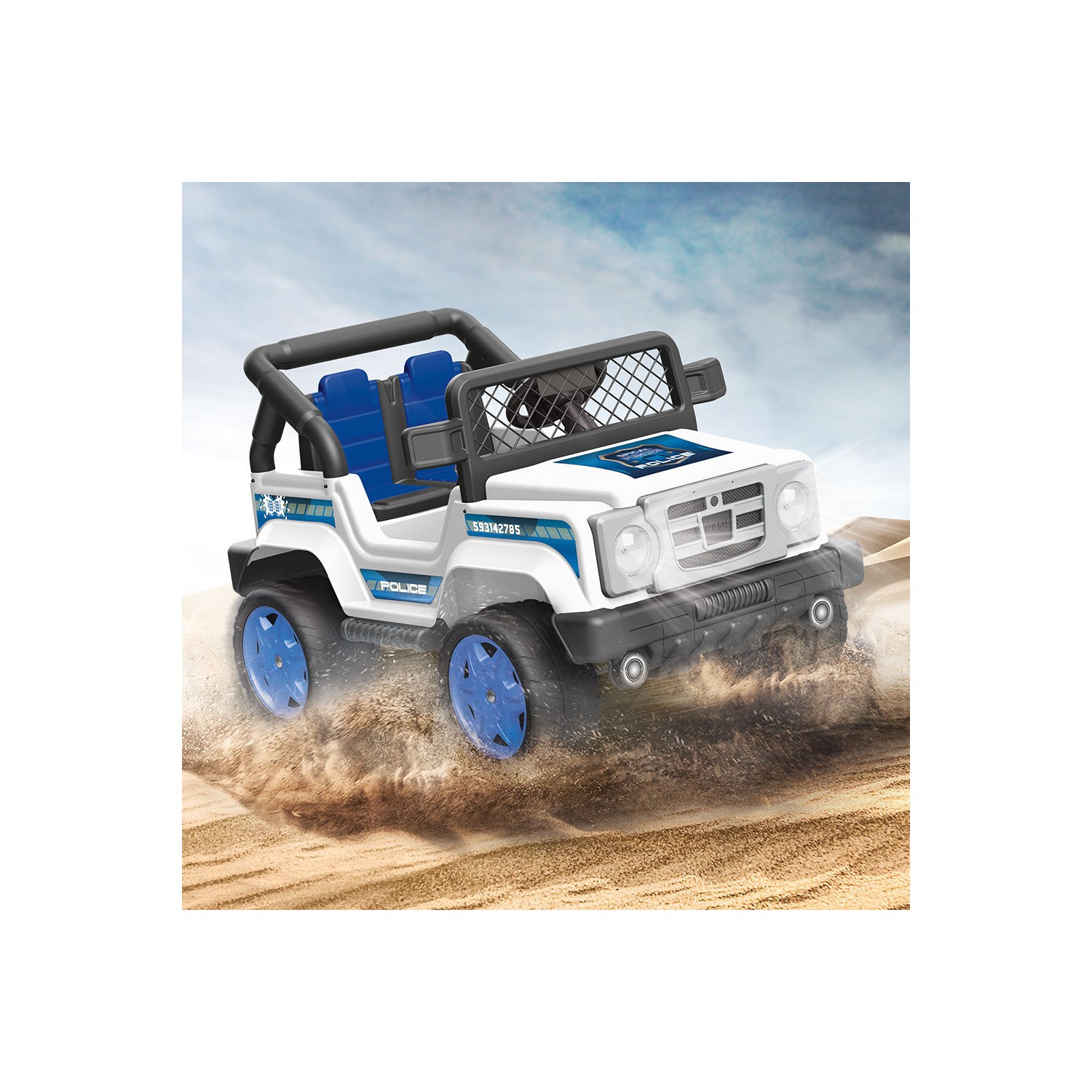 Dolu 12 Volt Uzaktan Kumandalı Akülü Polis Arabası Fiyatı