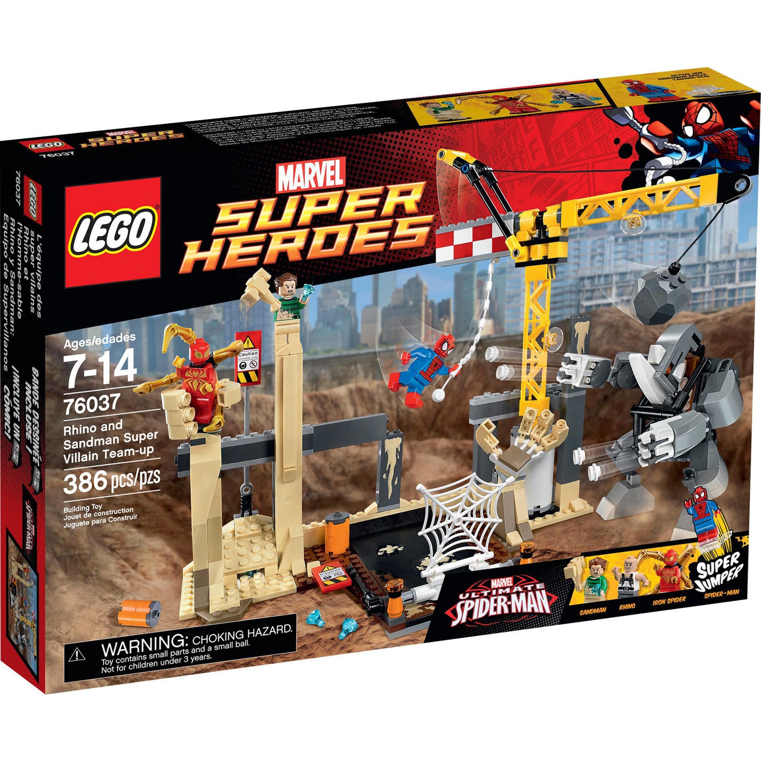 Lego Super Heroes 76037 Rhino Ve Kum Adam Super Kotu Ekip Fiyati