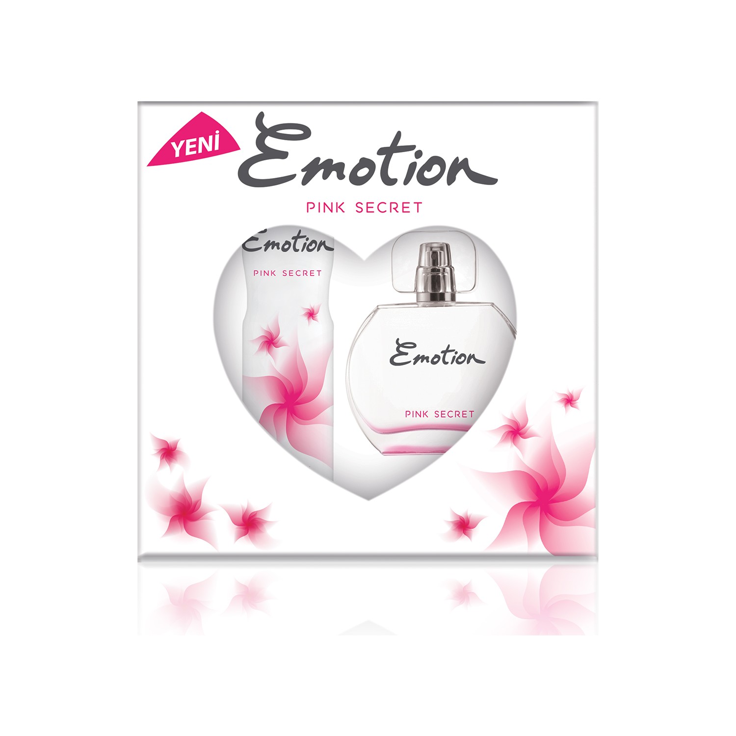 Emotion Pink Secret 50 ml EDT Parfüm + 150 ml Deodorant