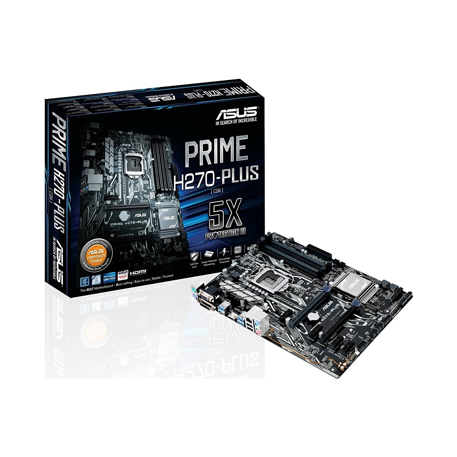 Asus prime h270 plus какие процессоры поддерживает