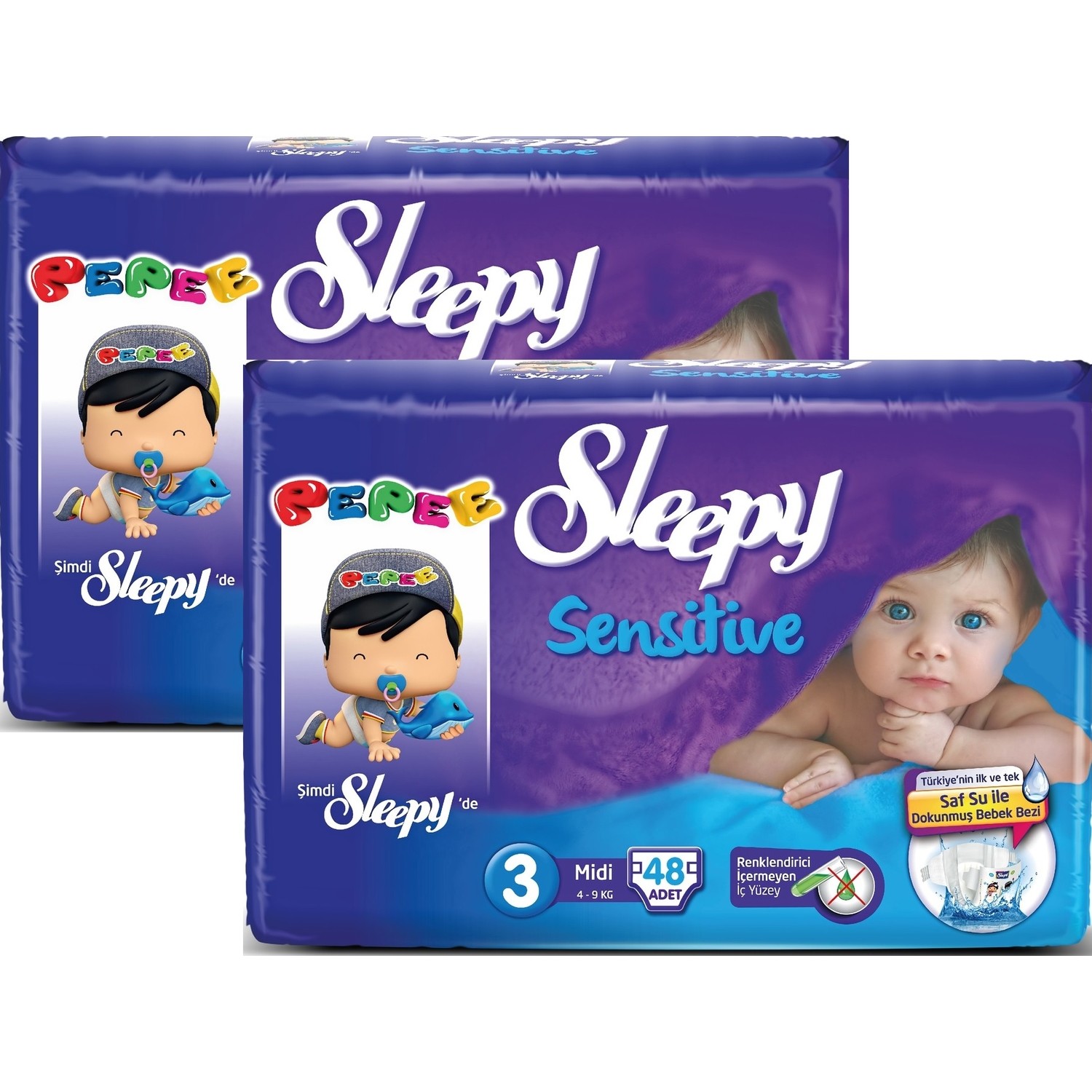 Sleepy Sensitive Bebek Bezi 3 Beden Midi Jumbo Paket 48X2 96 Fiyatı