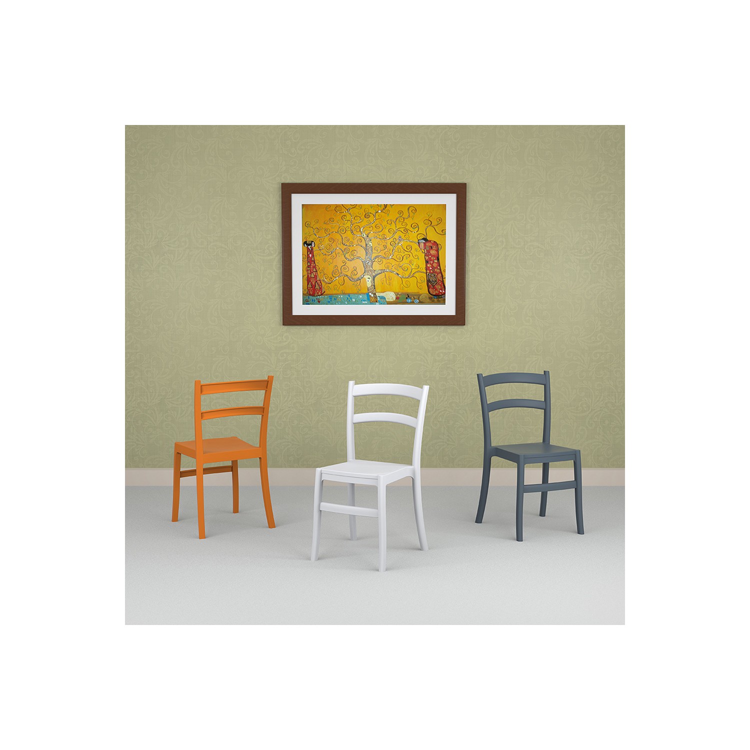 Siesta Contract Tiffany Sandalye Gümüş Gri Fiyatı