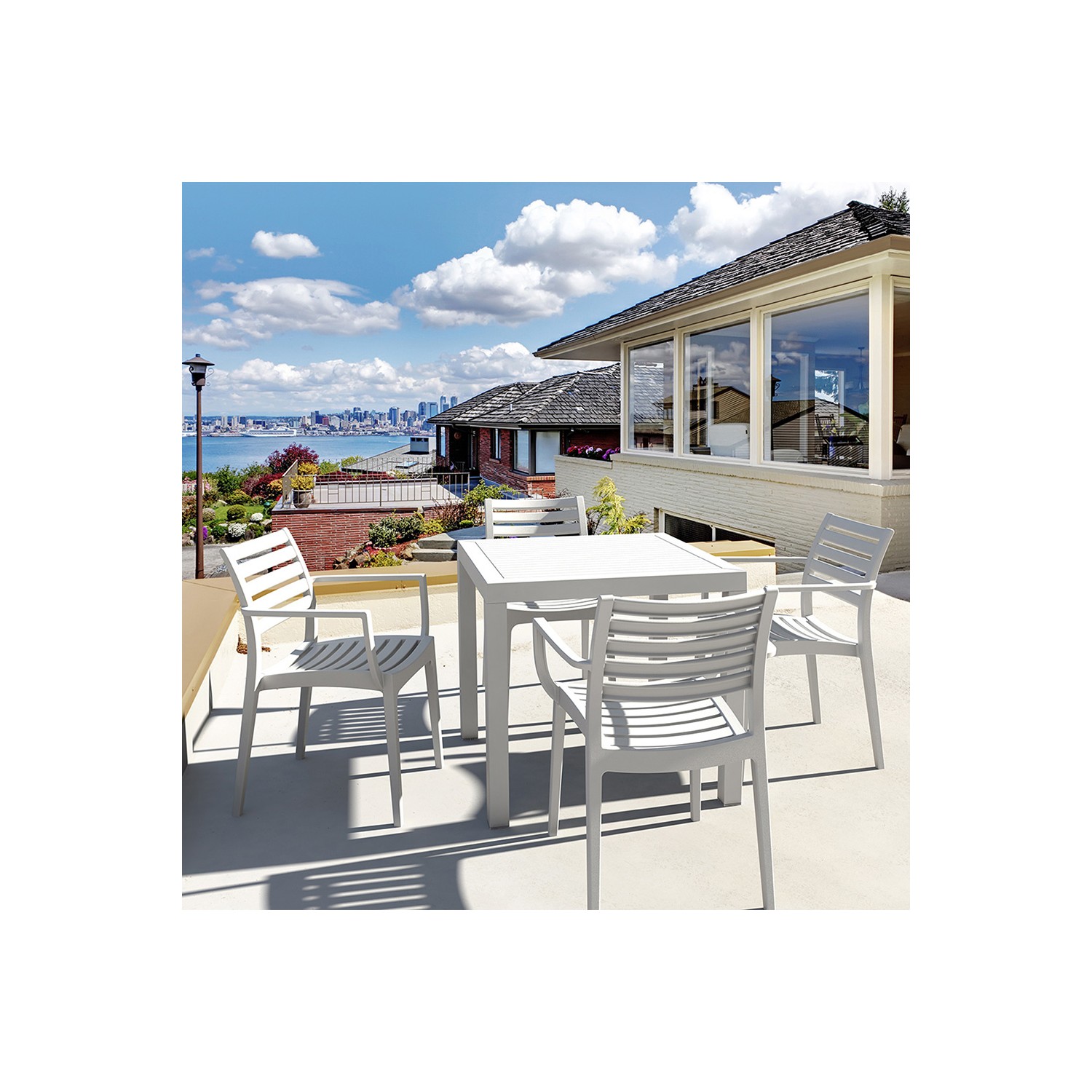 Siesta Contract Artemis Sandalye Gümüş Gri Fiyatı