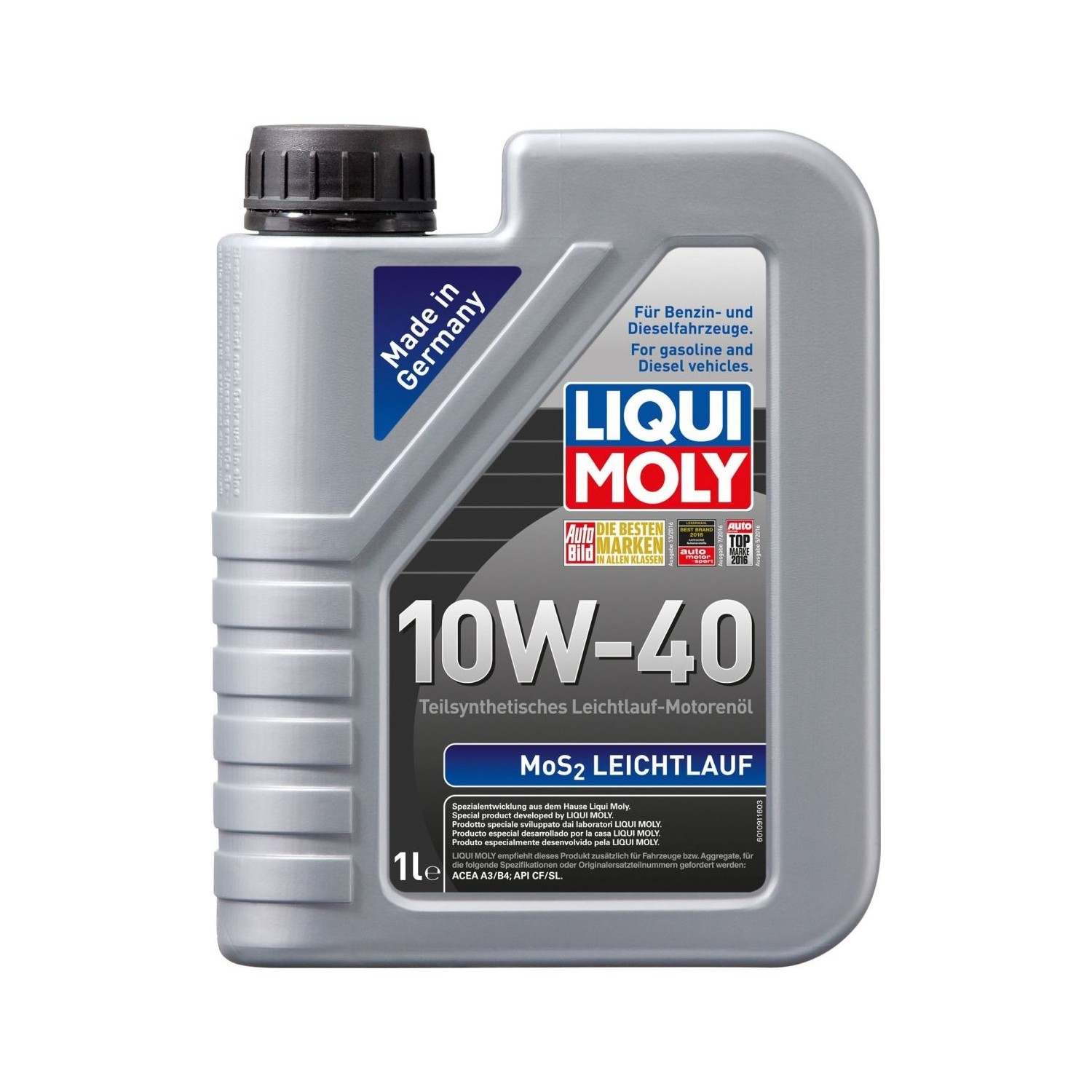 Liqui Moly 10W40 Mos2 Kısmı Sentetik Motor Yağı 1 Litre 2626 Fiyatı