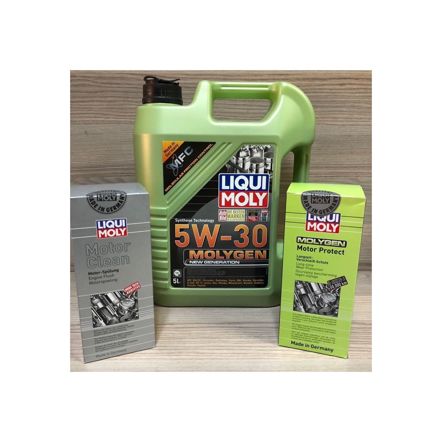 Liqui Moly Molygen 5W30 5Lt + Motor Protect + Motor Clean Fiyatı