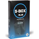 S-BOX Blue Kayganlaştırıcılı Klasik 12li Prezervatif
