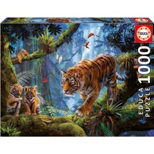 Educa Puzzle Tigers In The Tree 1000 Parça Puzzle