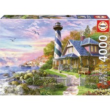 Educa Puzzle Lighthouse At Rock Bay 4000 Parça Puzzle