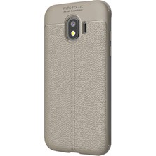 Gpack Samsung Galaxy J2 Pro 2018 Niss Silikon Kılıf Bej + Ekran Koruyucu Cam + Kalem