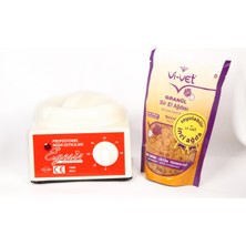 Vi-Vet Egesir Ağda Makinası Vi-vet naturel inci ağda Set