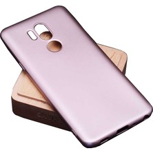 Case 4U LG G7 ThnkQ Kılıf Klasik Mat Renkli Yumuşak Premier Silikon Rose Gold