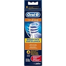 Oral-B Elektrikli Diş Fırçası Yedek Başlığı Trizone 4 Adet