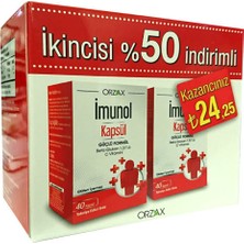 Orzax İmunol 40 Kapsül | İkincisi %50 İndirimli
