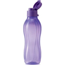 Tupperware Eko Şişe 1 Litre Lacivert ve 500 ml Mor Suluk