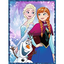 Trefl Frozen Kız Kardeşler 30+48 Parça Puzzle ve Memory Oyunu