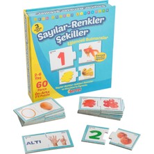 Diy - Toy Eğlenceli Sayılar Renkler Şekiller Çocuk Puzzle Dıy Toy