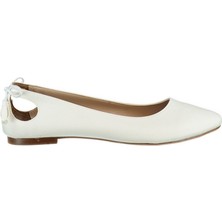 Fox Shoes Beyaz Kadın Babet B290080109