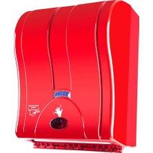 Palex 3491-B Prestij Otomatik Havlu Dispenseri 21 CM Kırmızı