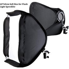 Tepe Flaşı Softbox 60cm Katlanabilir