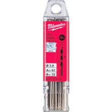 Milwaukee HSS-G Cobalt Metal Matkap Ucu 10'lu Paket 2.5x57mm