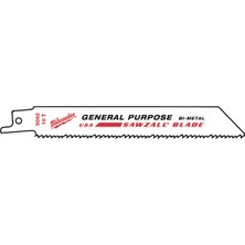 Milwaukee Üniversal Kılıç Testere Bıçağı (5'li Paket) 150mm