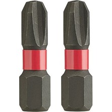Milwaukee Vidalama Bits Ucu (2'li Paket) PZ2 (A) 25mm
