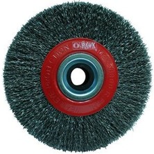 Hawk 10181 Daire Fırça Çelik Telli 200 x 25 mm.
