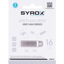 Syrox 16 GB Metal 2 USB Bellek SYX-UM16