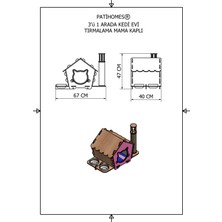 Patihomes 3'ü 1 Arada Kedi Evi