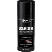 Organische Hair Building Fibers 50 gr Koyu Kahve  Saç Tozu