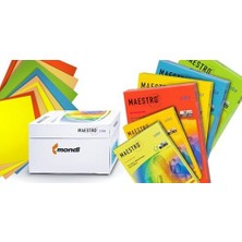 Maestro Color A4 Renkli Fotokopi Kağıdı Sarı (Kanarya) CY39 1 Paket 500 Sayfa