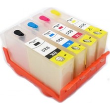 CESCESOR HP 655 Uyumlu Kolay Dolan Kartuş - 4 Renk