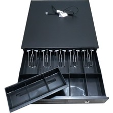 Saypos Büyük Para Çekmecesi Anahtardan Açılır (Manuel) 5 Banknot Bölmeli