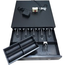 Saypos Büyük Boy Butonlu Metal Para Çekmecesi